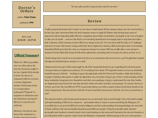 Pages/Books/Doctors_Orders screenshot