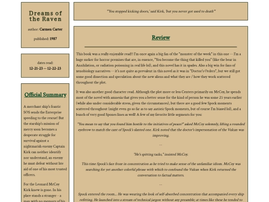 Pages/Books/Dreams_of_the_Raven screenshot