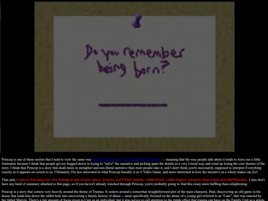 Pages/Petscop screenshot