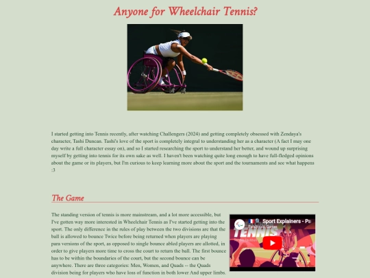 Pages/tennis screenshot