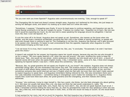 ocs/Text/spanish screenshot