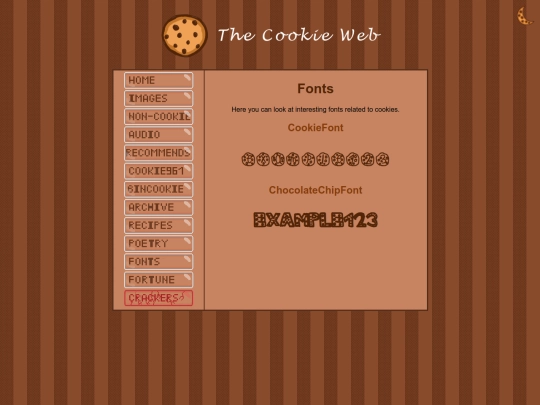 fonts screenshot