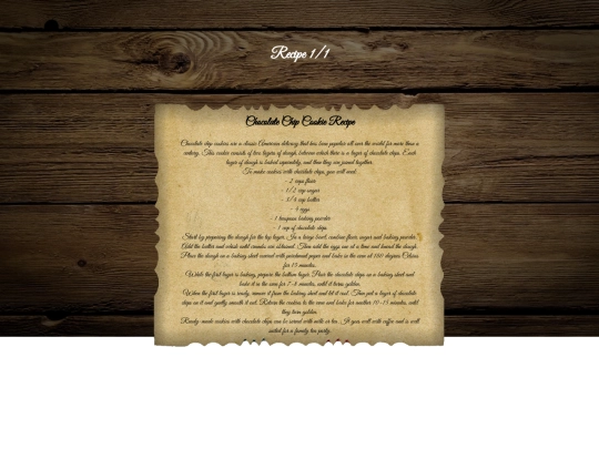 recipes/recp screenshot