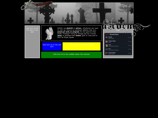 testpage screenshot