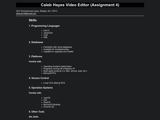 index screenshot
