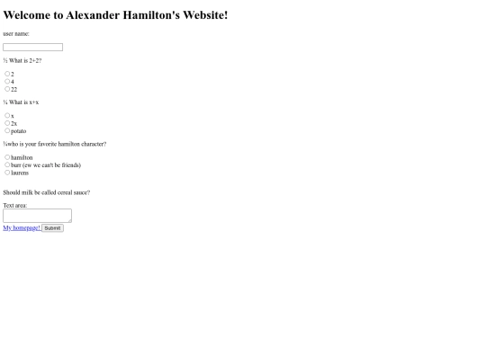 mathtest screenshot
