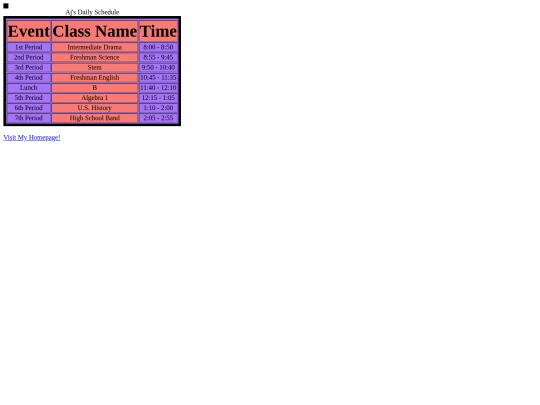 stylish-schedule screenshot
