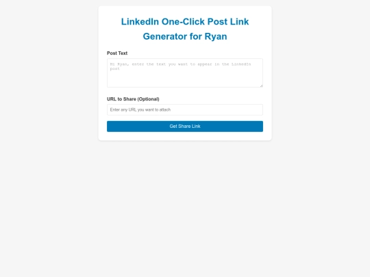 clicktolinkedin screenshot