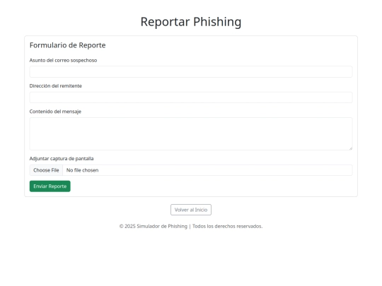reportarphishing screenshot