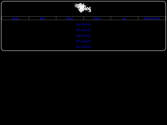 Blog/BlogIndex screenshot
