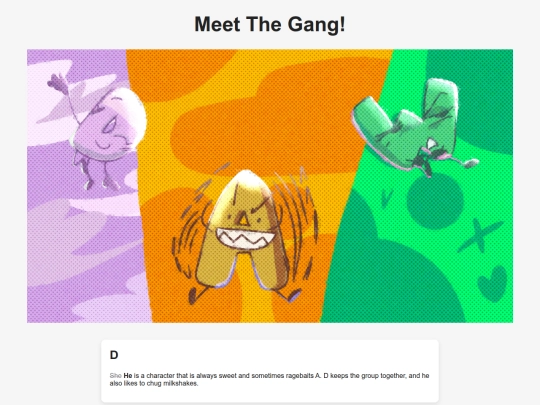 Meetthegang screenshot