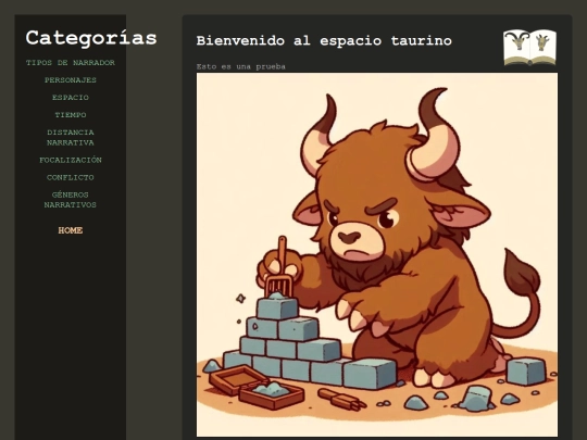 Otraspaginas/Espaciotaurino screenshot