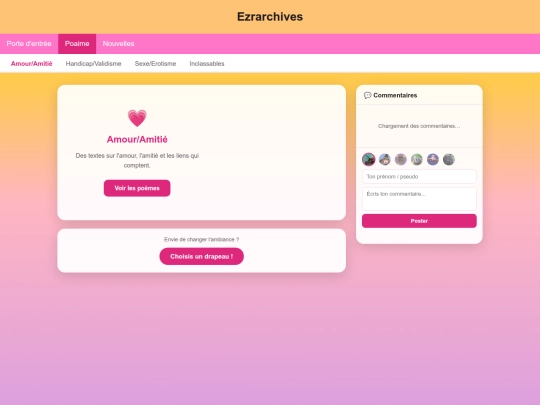 Poaime screenshot