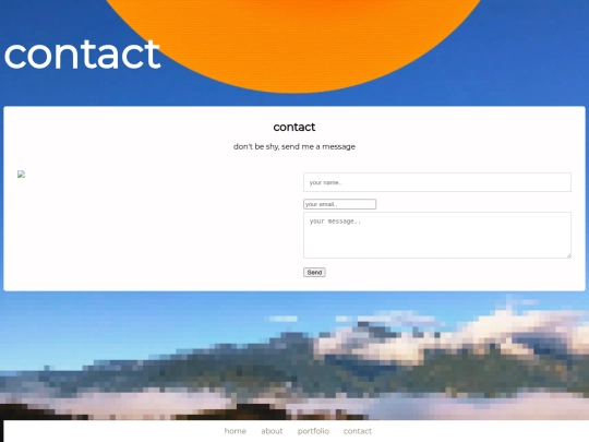 contact screenshot