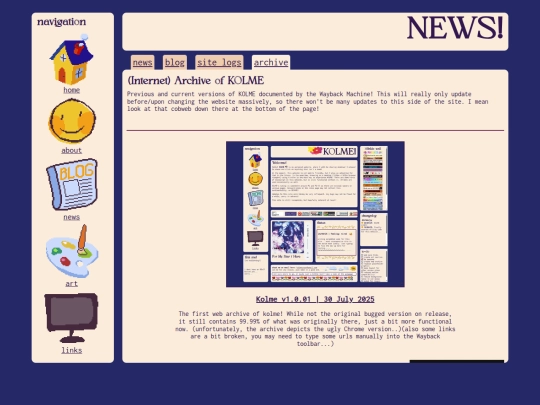 newsarchive screenshot