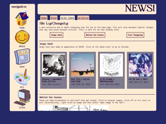 newslog screenshot