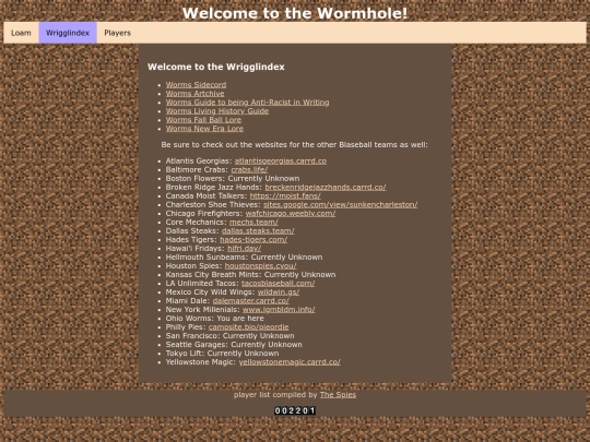 wrigglindex screenshot