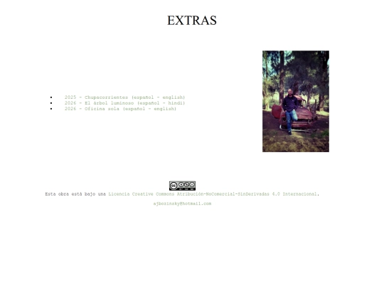 EXTRAS screenshot