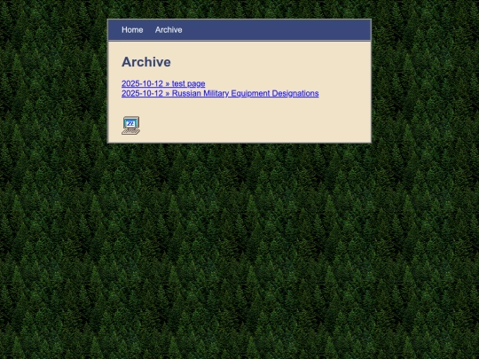 archive screenshot