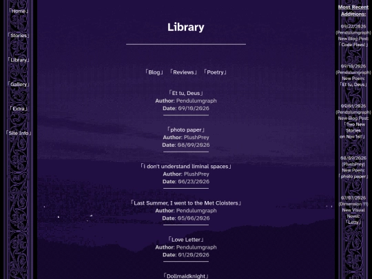 library/poetry/poetrynav screenshot