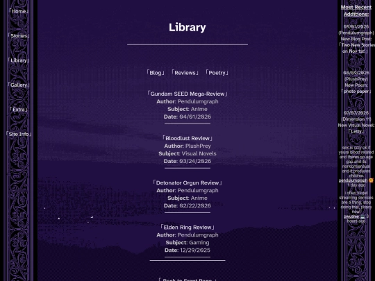 library/reviews/reviewnav screenshot