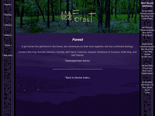 stories/forest/forestnav screenshot