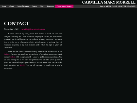 contact screenshot