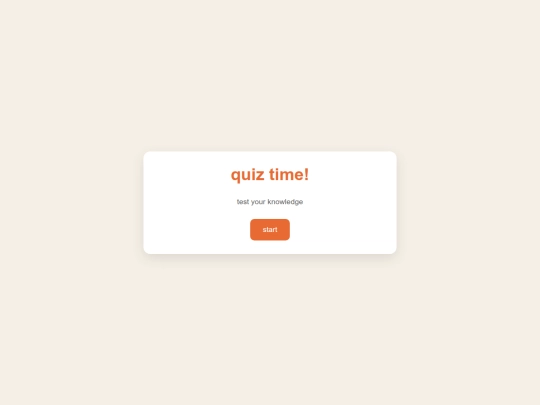 quiz screenshot