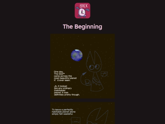 artpage/objocs cont./comics/thebeginning screenshot