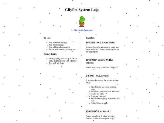 log screenshot