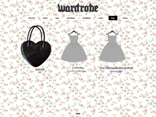 wardrobe/bags screenshot