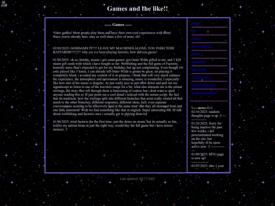 games screenshot