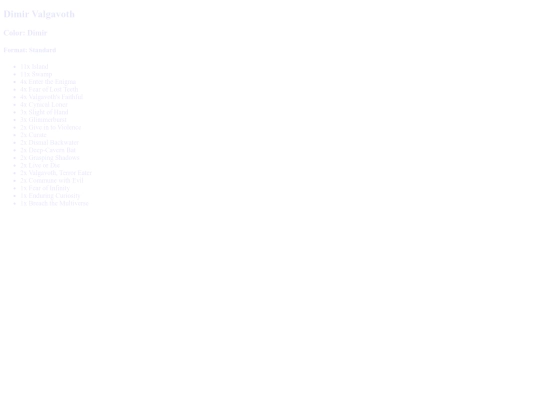 mtgdecklists/dimirvalgavoth screenshot