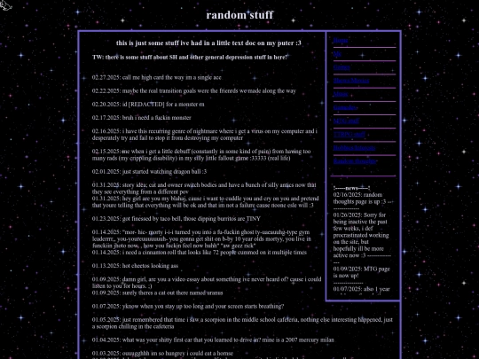 randomthoughts screenshot