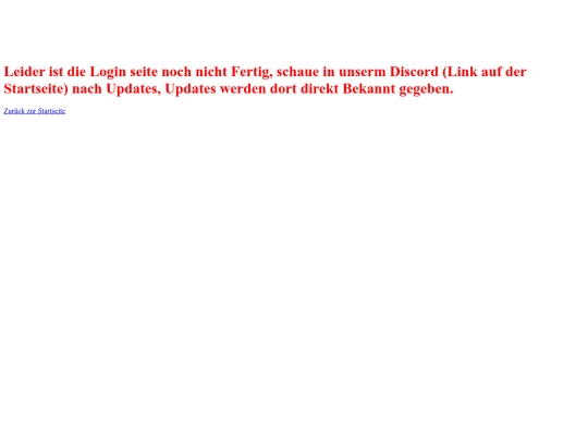 loginnotredy screenshot