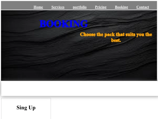 project/Booking screenshot