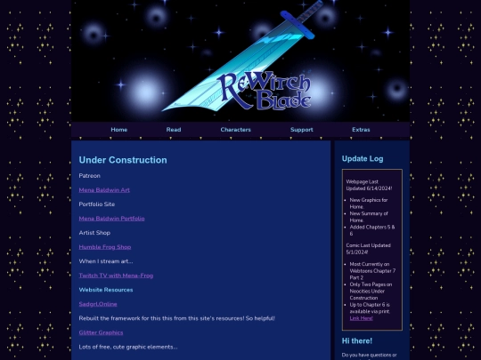support screenshot