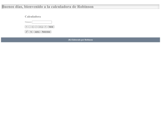 calculadoraRobinso screenshot