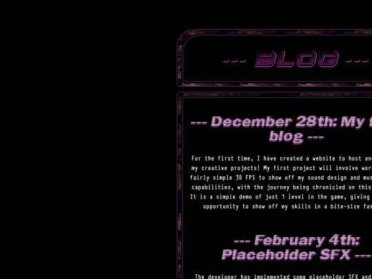 blog screenshot