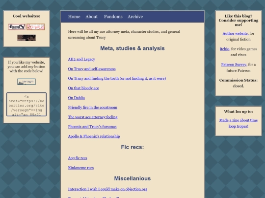 Fandoms/fandoms-AA screenshot