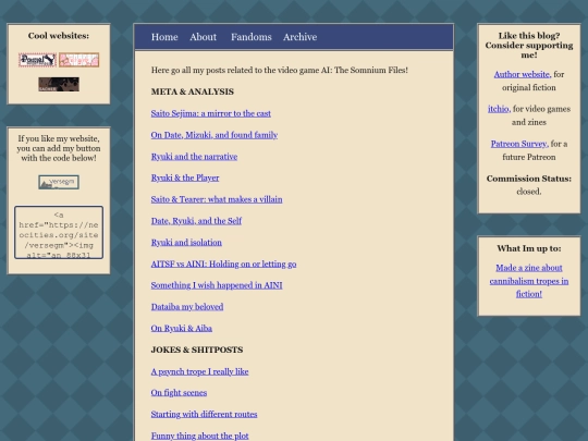 Fandoms/fandoms-AITSF screenshot