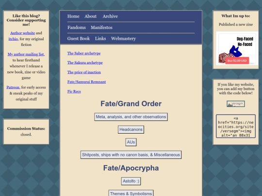 Fandoms/fandoms-FATE screenshot
