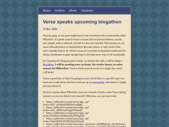 posts/2023-11-11-Verse-speaks-upcoming-blogathon screenshot