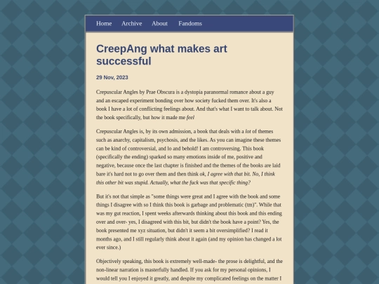 posts/2023-11-29-CreepAng-what-makes-art-successful screenshot