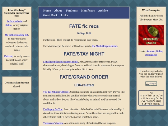 posts/2024-09-16-FATE-fic-recs screenshot