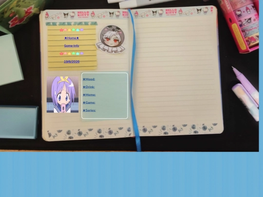 Diary screenshot