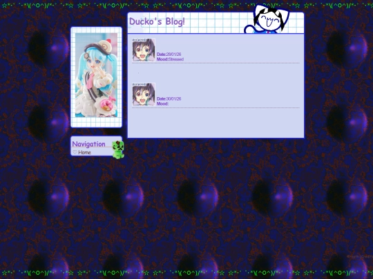 Blog screenshot