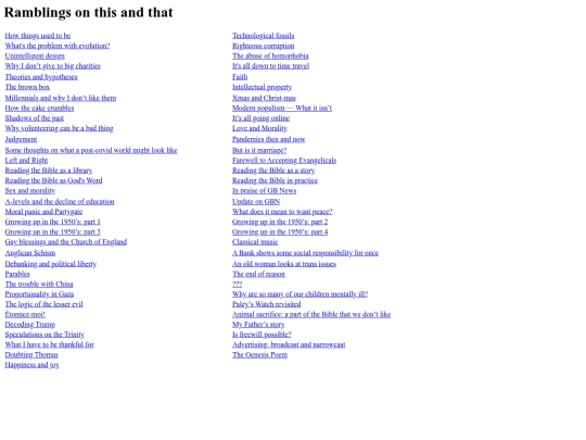 ramblings screenshot