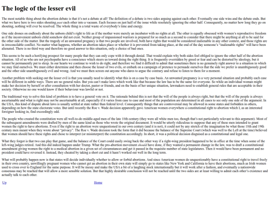 ramblings/abortion screenshot
