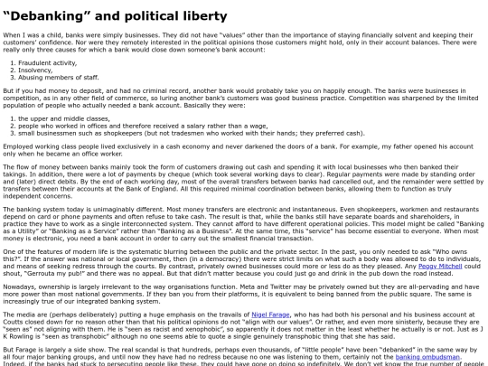 ramblings/debanking screenshot